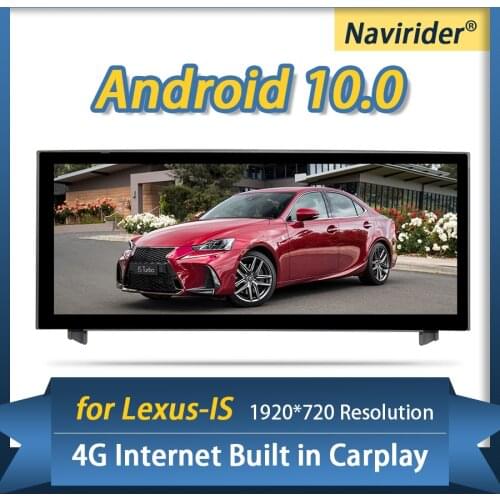 4GB RAM Android 10.0 Car Audio GPS Navigation For Lexus IS300 IS350 IS250 IS200T IS F 300 350 200t 2015 Multimedia BT Head Unit