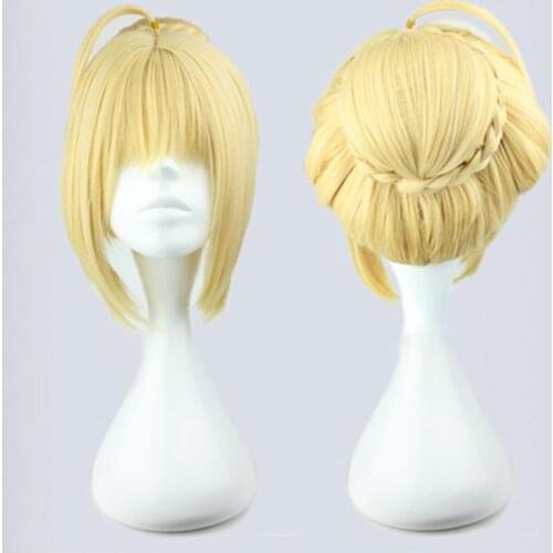 Fate/Zero Saber Artoria Pendragon Cosplay Wig
