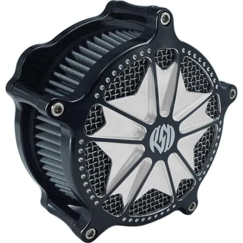 RSD Filter Motorcycle Turbine Air Cleaner Clarity Kit for Harley Touring Road King (2017 - up) Softail (2018 - up) Milwaukee 8