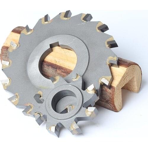 Inlaid cemented carbide three-sided edge milling cutter 150-160MM