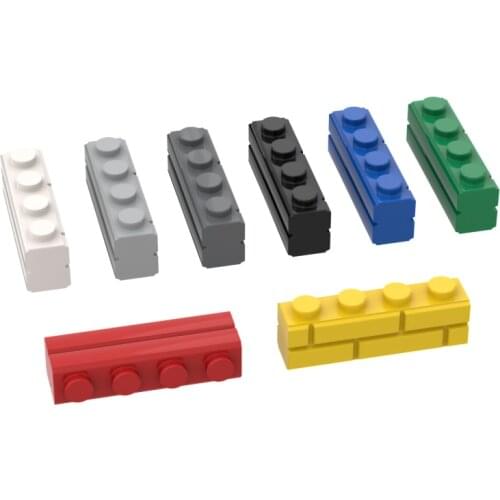 BuildMOC Compatible Assembles Particles 15533 1x4 For Building Blocks Parts DIY LOGO Educational Tech Parts Toys