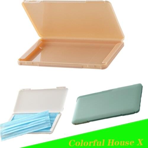 Mask Holder Storage Box Organizer Sealed Mask Storage Container Dustproof And Portable With Cover Exquisite Household Products