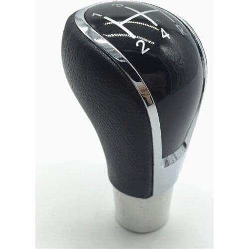 Leather For Kia Sportage Cerato / Mazda 2 Gear Shift Knob Lever Shifter Stick Headball Arm Pen Car Styling Accessories