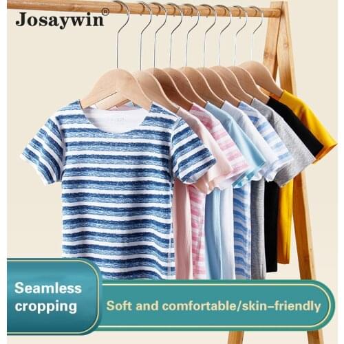 Summer Childrens T-Shirt Kids Boys Girls Baby T-shirt Print Cartoon Kids T-shirt Short Sleeve No Trace T Shirt Tee Top Clothing