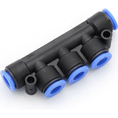 TZYDCP Model Airplane Agricultural Aircraft Plant Protection Drone PU Water Pipe Quick Release Connector 5-way Adapter (8 to 8 6