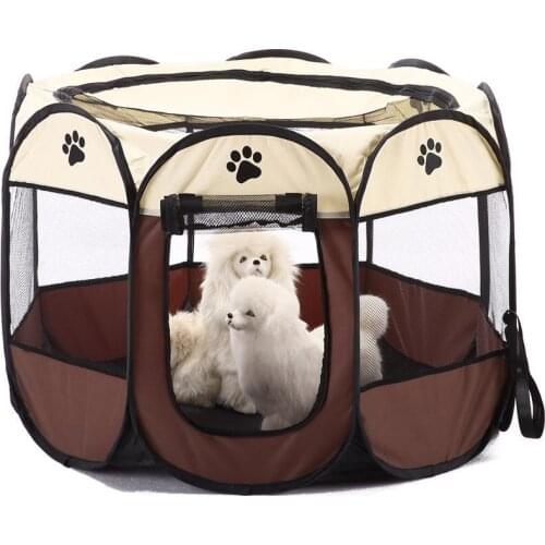 Camping Tent Pet Fence Tent Portable Small Animal Game Shell Foldable Outdoor Indoor Sports Pet Cage Tent