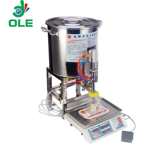 Semi Auto Honey Viscous Liquid Filling Machine Thick Liquid Dispenser