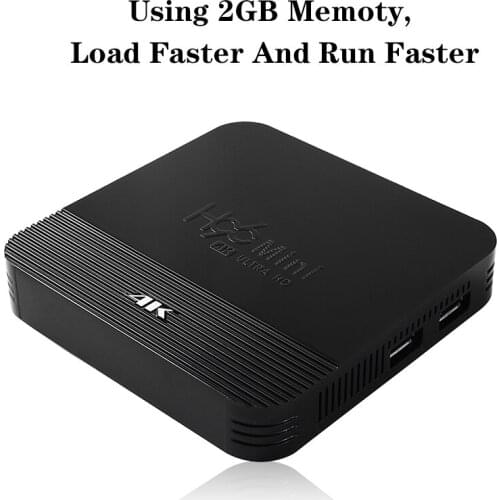 New Arrival Android 9.0 2GB RAM+16GB ROM Smart TV Box 4K USB 2.0 2.4/5Ghz Dual Band Set Top Boxes With Remote Control