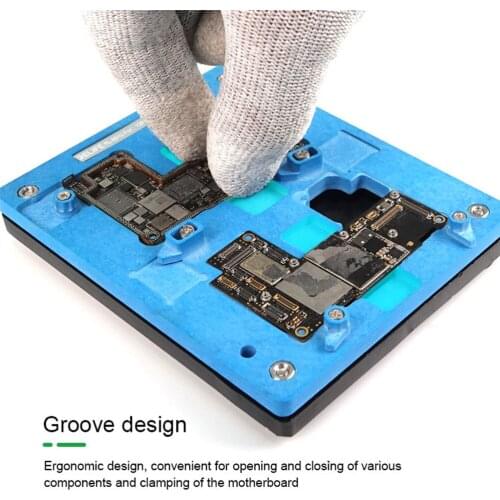 RL-601U Motherboard Fixture For iPhone X Xs Max XR 11 12 Pro Max 12mini Mobile Phone CPU IC Disassembly Repair 1+N Combination