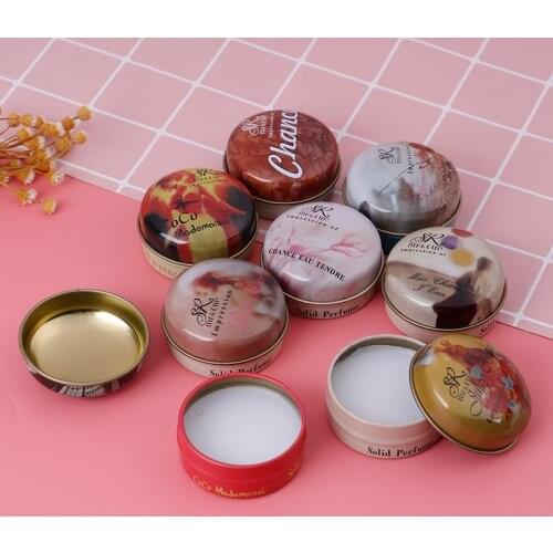 Solid Parfum And Fragrances Women Men 8 Kinds Of Alcohol-free Femme Perfumes Feminino Masculino Deodorant Fragrance