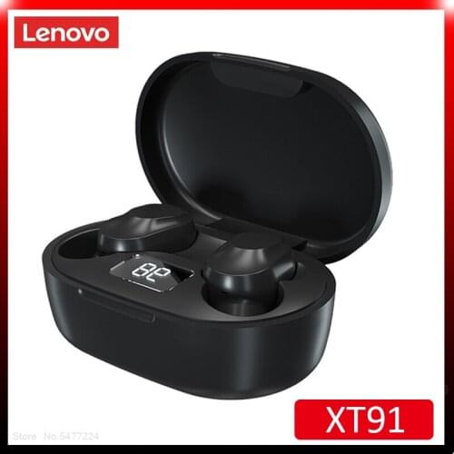 Original Lenovo XT91 TWS Earphone Wireless Headphones AI Control Gaming Bluetooth Headset Stereo bass With Mic Noise Reduction
