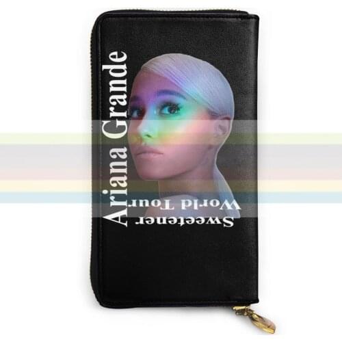 Vintage Ariana Grande - New mens and womens smart leather wallet credit card bank card bag. Long mobile wallet