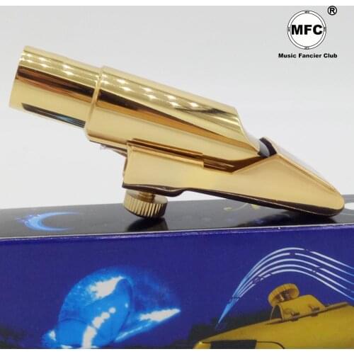 High Quality Professional Tenor Soprano Alto Saxophone Metal Mouthpiece Gold Plating Sax Mouth Pieces Accessories Size 5 6 7 8 9