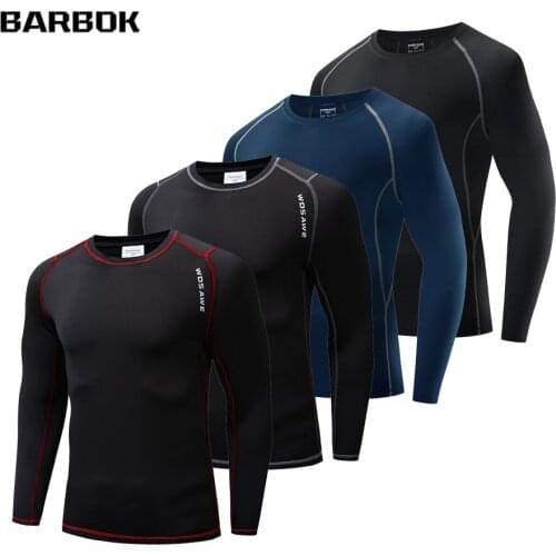 WOSAWE Men Women Cycling Base Layers Bodybuilding Fitness Long Sleeve Tight Thermal Shirts Riding Sports Underwear Jersey
