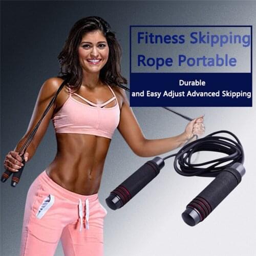 Yoga fitness bearing skipping rope portable durable easy to adjust advanced skipping rope