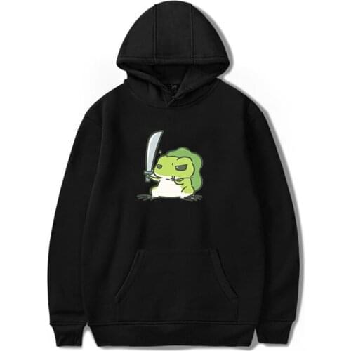 Winter frog oversized Sweatshirt men and women Fasion Harajuku cute Cool Pullover carton casual Womens Korean style Warm Hoodies