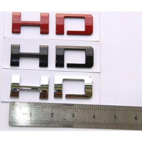 Black-CHROME HD Nameplate Alloy Emblem Badges for 2500HD SILVERADO Glossy MATTE BLACK RED CHROME FU