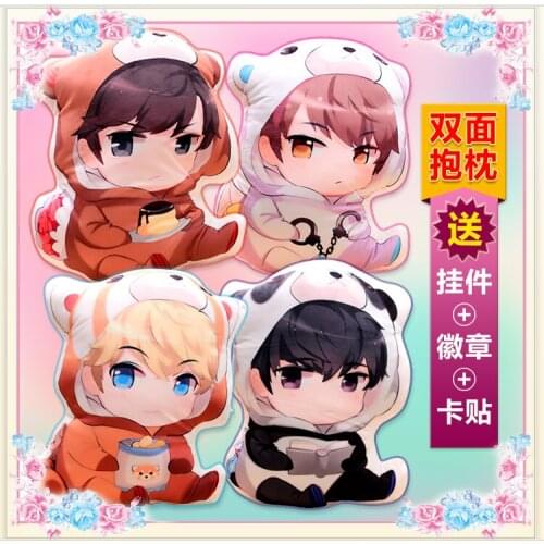 2021 Love Producer Evoler Decorative Cushion Throw Pillow Anime Bed Sofa Gift Victor Kiro Dolls Lucien Gavin Two-sided Stuffed