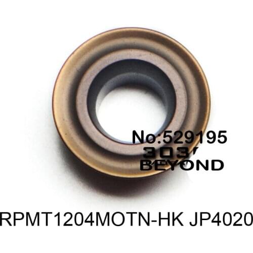 HITCH RPMT1204MOTN-HK JP4020 RPMT1204MO RPMT1204 RPMT Carbide Milling Inserts use for Steel Material Cost-effective Lathe Tool