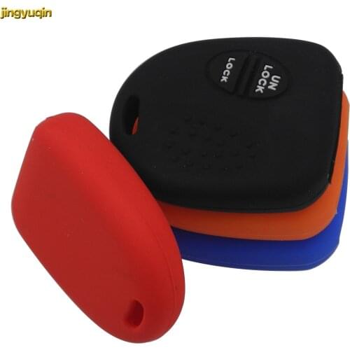 Jingyuqin 20pcs Remote Silicone Car Key Cover Case for Chevrolet Holder Commodore for Buick Royaum 2 Buttons Key Case Styling