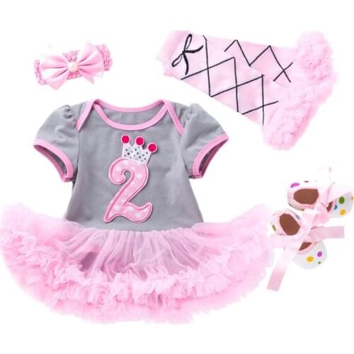 Summer Clothes for Kids Girl Floral Cute Newborn Dress Suit 1st Year Infant Kids Tutu Dress Set 0-24 months Clothing for Toddler