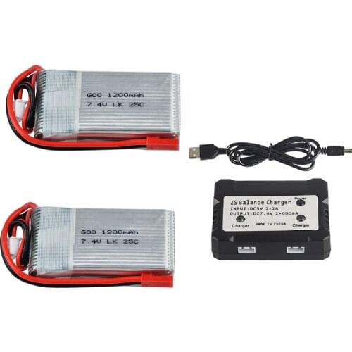7.4V 1200MAH Lipo Battery for WLtoys V912 V262 A949-A979 K929 JD391 WL Spare Parts Battery WLtoys A979 Car Battery