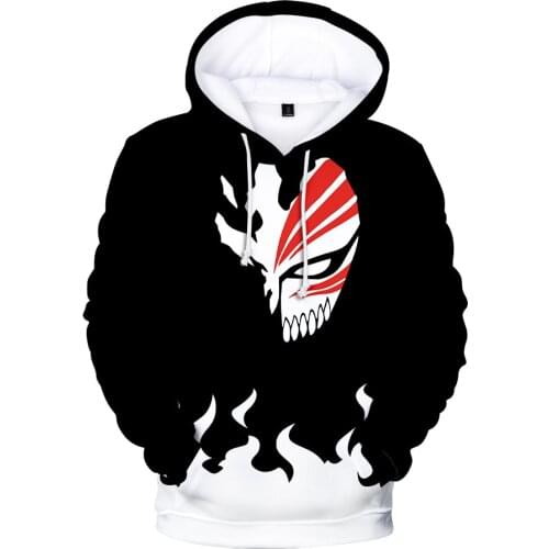 New 13 Team Leader Cosplay Anime Bleach Ichigo Kurosaki 3D HoodieS Men Women Bleach Sweatshirt Hooded Harajuku Pullovers Clothes