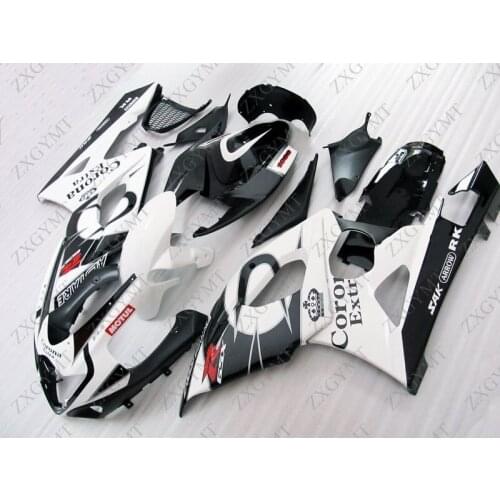 Abs Fairing for Suzuki GSXR1000 2005 - 2006 K5 Black White Fairings for Suzuki GSXR1000 2005 Body Kits GSXR1000 06