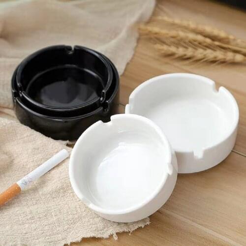 Ceramic ashtray creative home living room white office trumpet personality trend dormitory marriage ash student ashtray