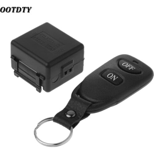 OOTDTY Remote Control 433MHz DC 12V 10A 1CH RF Wireless Remote Control Switch Receiver + Transmitter