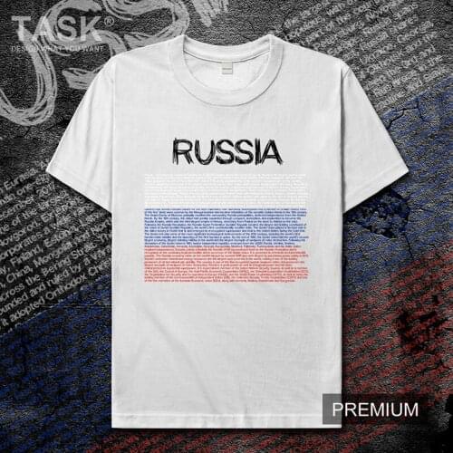 Russian Federation Russia joggers RUS mens t shirt new Tops t-shirt Short sleeve clothes sweatshirt national team country casual