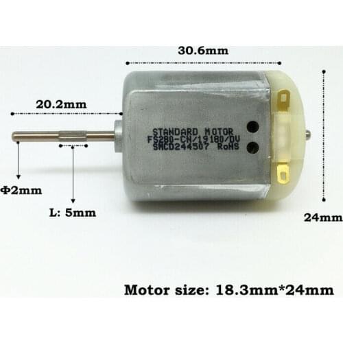 Standard Motor FS280-CN/19180 DC 12V Car Door Lock Rearview Mirror Repair Motor