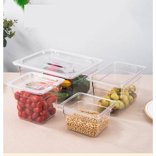 Visible Kitchen Storage Box Bin with Lid Bain Marie 2L 3L 5L Food Dispenser buffet ice cream sauce soup stock pots tureens