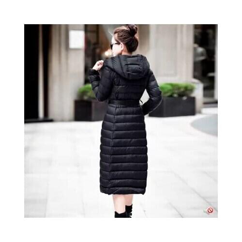 Winter jacket women new style coat overcoat europe brand fashion big size white duck warm long jackets and coats AW0060