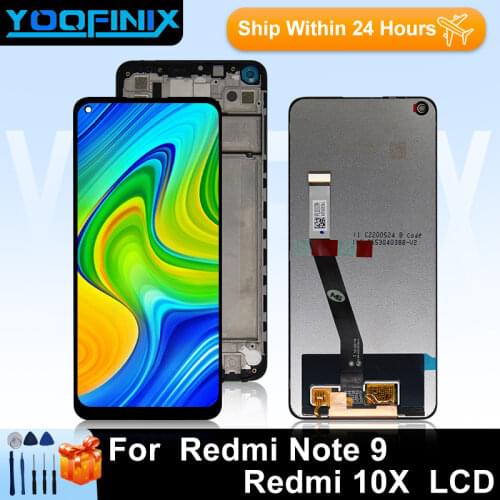 6.53" Original For Xiaomi Redmi Note 9 LCD Touch Screen Digitizer Replacement Parts For Redmi 10X 4G LCD Display M2003J15SC
