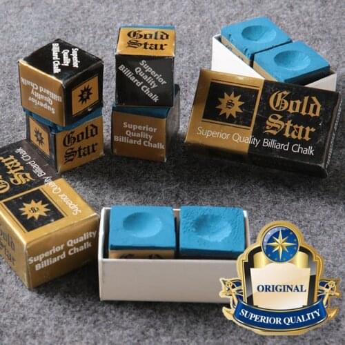 Gold Star Pool Cue Stick Kit Billiard Cue Superior Chalks Billiard High Quality Blue Oily Chalks Billiard Accessories 2019