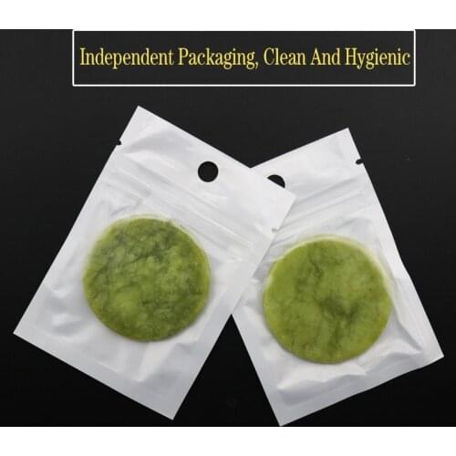 1Pc Round Jade Stone False Eyelash Extension Glue Adhesive Pallet Pad Holder for Eyelashes Extensions Glue Makeup Tools