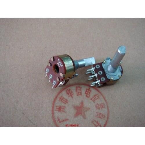 5pcs/lot Taiwan HT16 - type double potentiometer B100K 25MMF