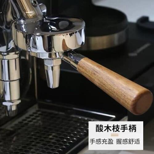 Tea portafilter with wooden handle and suit 58mm coffee machine/teapresso portafilter/design for tea bag&broken tea