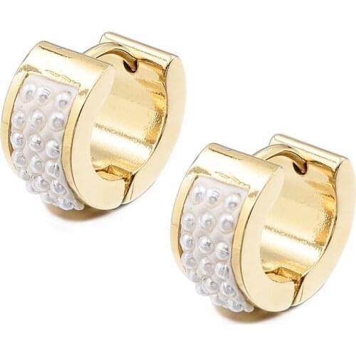 GOKADIMA Wholesale New Punk Style Men 316L Stainless Steel Earrings jewelry women Accessories,bijioux, WE259