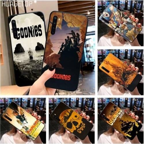 HUAGETOP Goonies Posters Soft black Phone Case For OPPO Realme 6 Pro Realme C3 5 Pro C2 RENO2-Z A11X