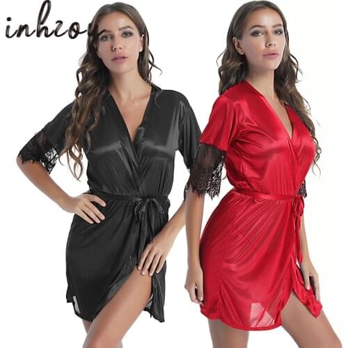 Inhzoy Women's Silk Robes