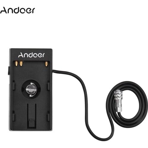Andoer Camera DV Battery Power Supply Mount Plate Adapter for Blackmagic Cinema Pocket Camera BMPCC 4K for Sony BP-U30 U60 U90