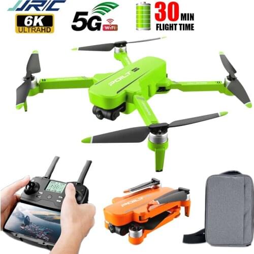 JJRC X17 RC Drone With Dual Camera 6K Quadcopter GPS 30 Minutes Operating Time Optical Flow Brushless Foldable Helicopter Toy