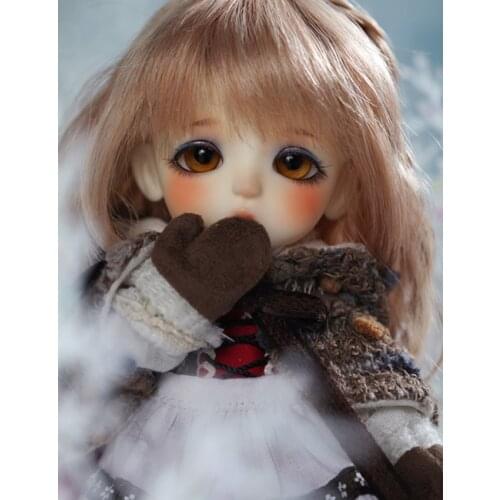 Flash sale!free makeup&eyes!top quality bjd 1/8 baby doll The Snow Queen ver. Lea [Gerda] hot toy kids best gift recast
