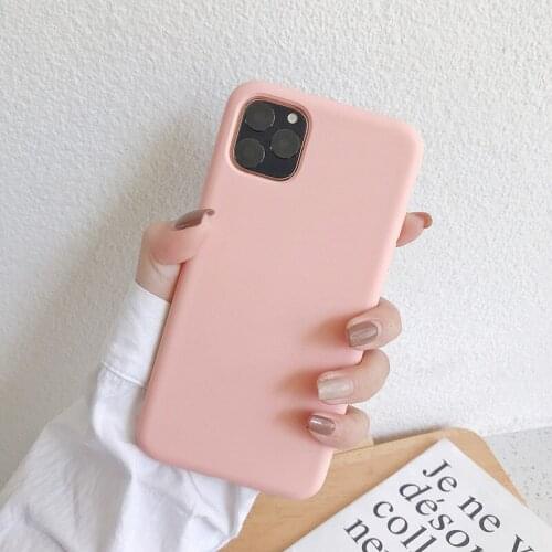 Candy Color Case For iPhone 11 Pro Max 2019 Liquid TPU Silicone Cover Soft Coque For iPhone X 10 XS Max XR Phone Case