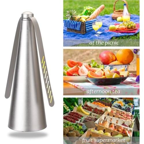 1pcs Fly Destroyer Propellor Table Food Protector Fly Destroyer Trap Mosquitoes Insect Killer Pest Reject Keep Flies Bugs Away