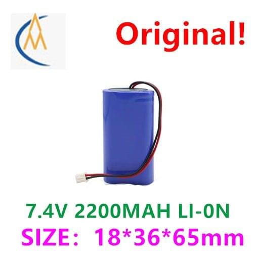 Original genuine 18650 lithium rechargeable battery 2200mAh 7.4v strong light flashlight sound / speaker with sufficient capacit