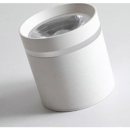 Surface Mounted dimmable LED Downlight 5W 7W 10W 15W AC110V 220V Ceiling Lamps COB LED Spot Lights Book Rack Lighting