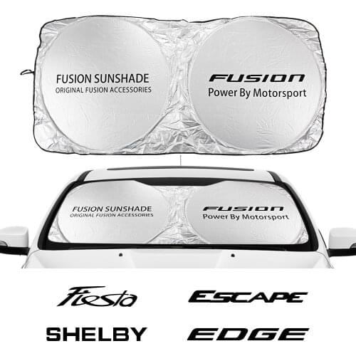 Car Windshield Sun Shade Cover For Ford C-MAX ECOSPORT EDGE ESCAPE EXPEDITION EXPLORER Fiesta Figo FLEX Accessories Anti UV